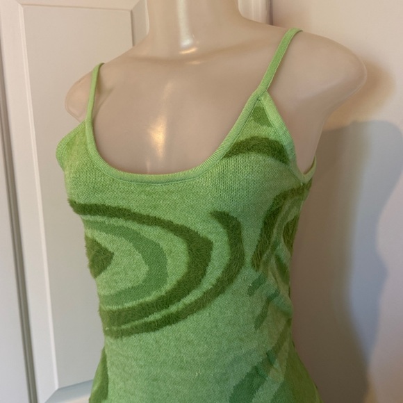 Sunny Hockney Dress Kendall Jenner Green Sunny Dress size Small - Picture 6 of 11